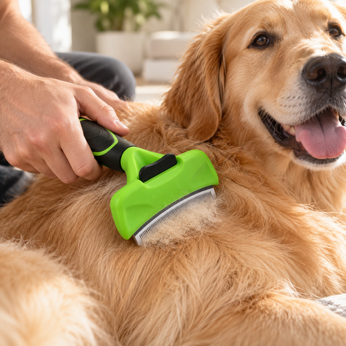 Easy-Shed Pet Grooming Tool